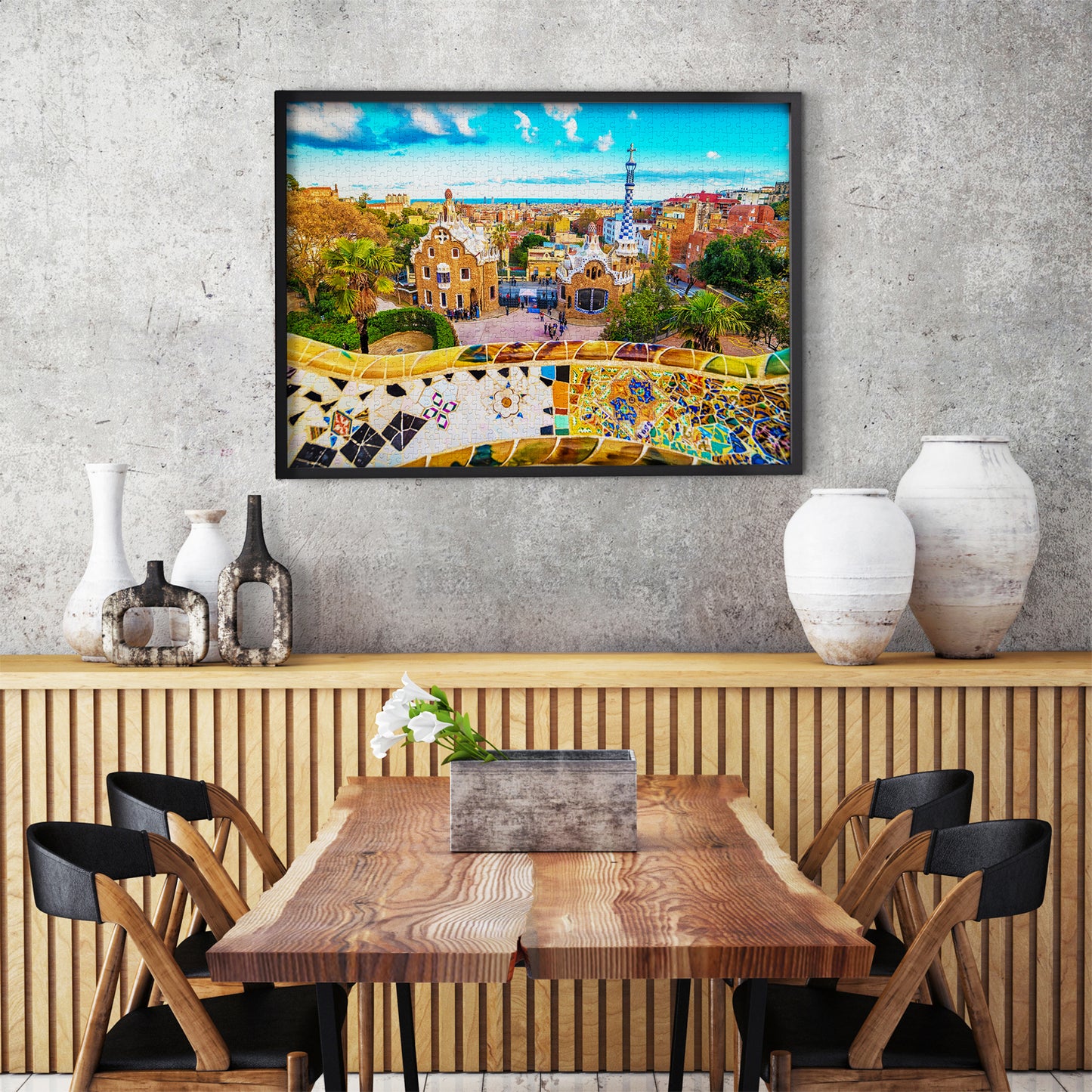 1000 Pieces Jigsaw Puzzle - View from Park Guell (1056)