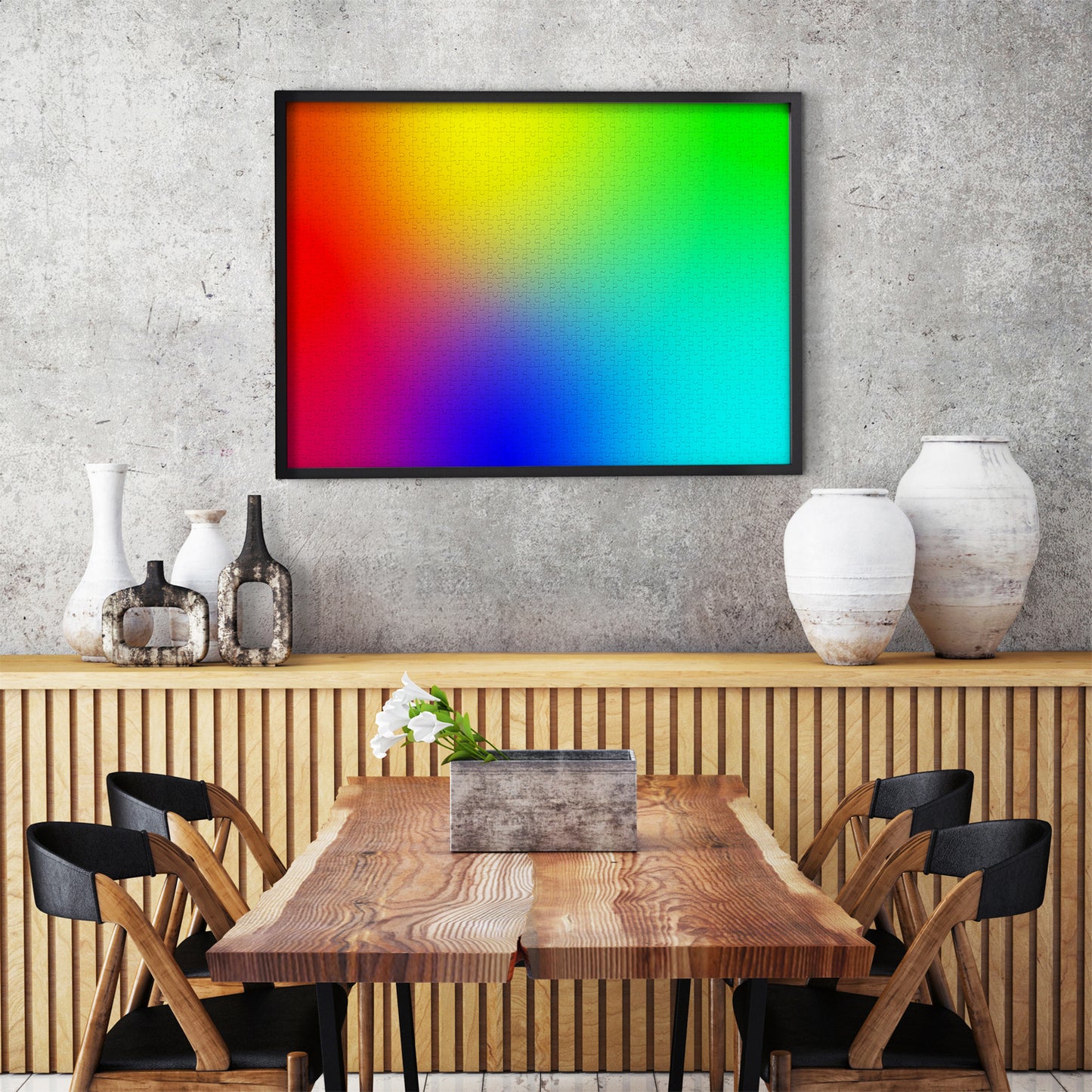 1000 Pieces Jigsaw Puzzle - Colorful Rainbow Gradient (1098)