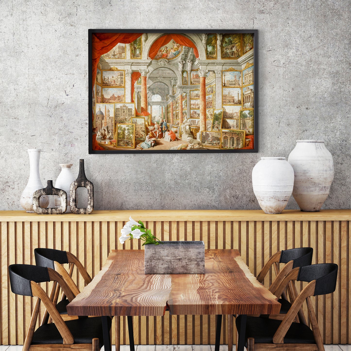 1000 Pieces Jigsaw Puzzle - Paolo Panini: Views of Modern Rome (1119)