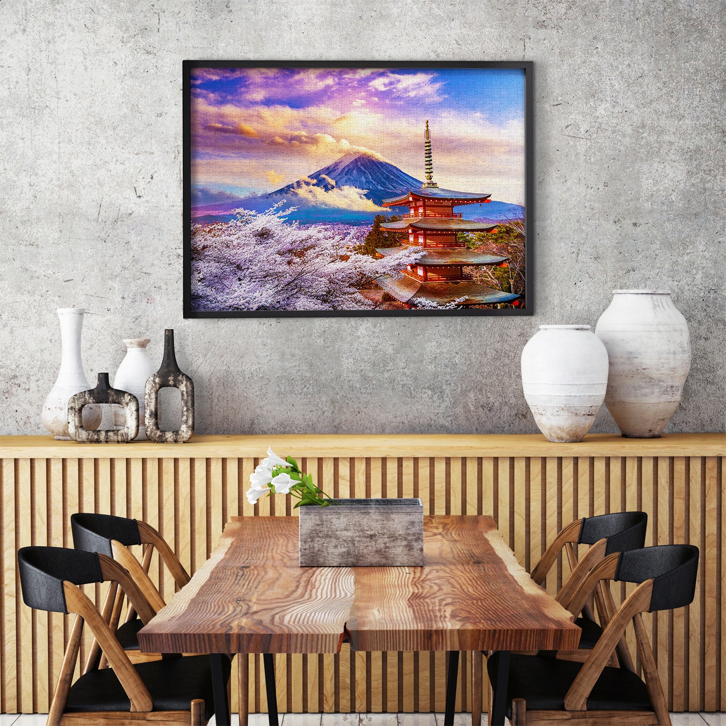 1000 Pieces Jigsaw Puzzle - Fuji Mountain in Spring (1368)