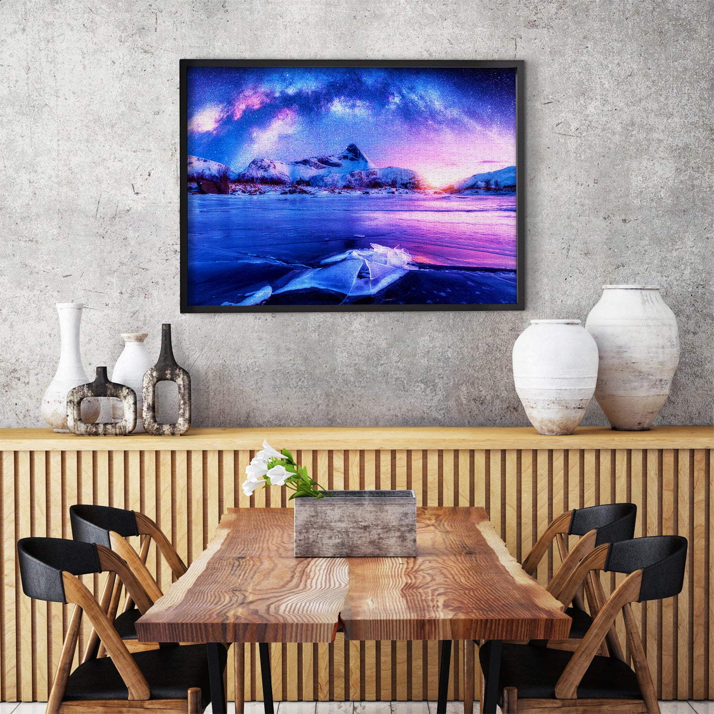 1000 Pieces Jigsaw Puzzle - Milky Way over Lofoten Island (1374)