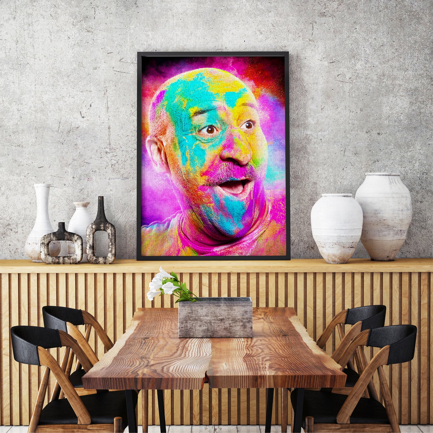 1000 Pieces Jigsaw Puzzle - Bald Man Laughing (1377)