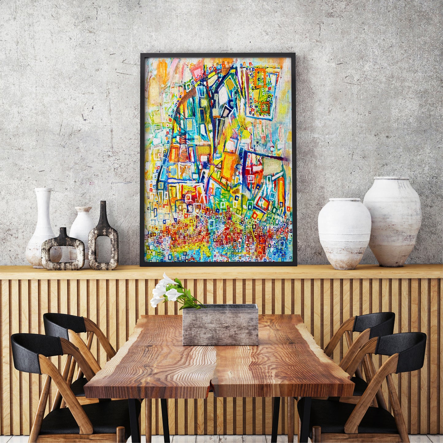 1000 Pieces Jigsaw Puzzle - Grain Auger (1650)