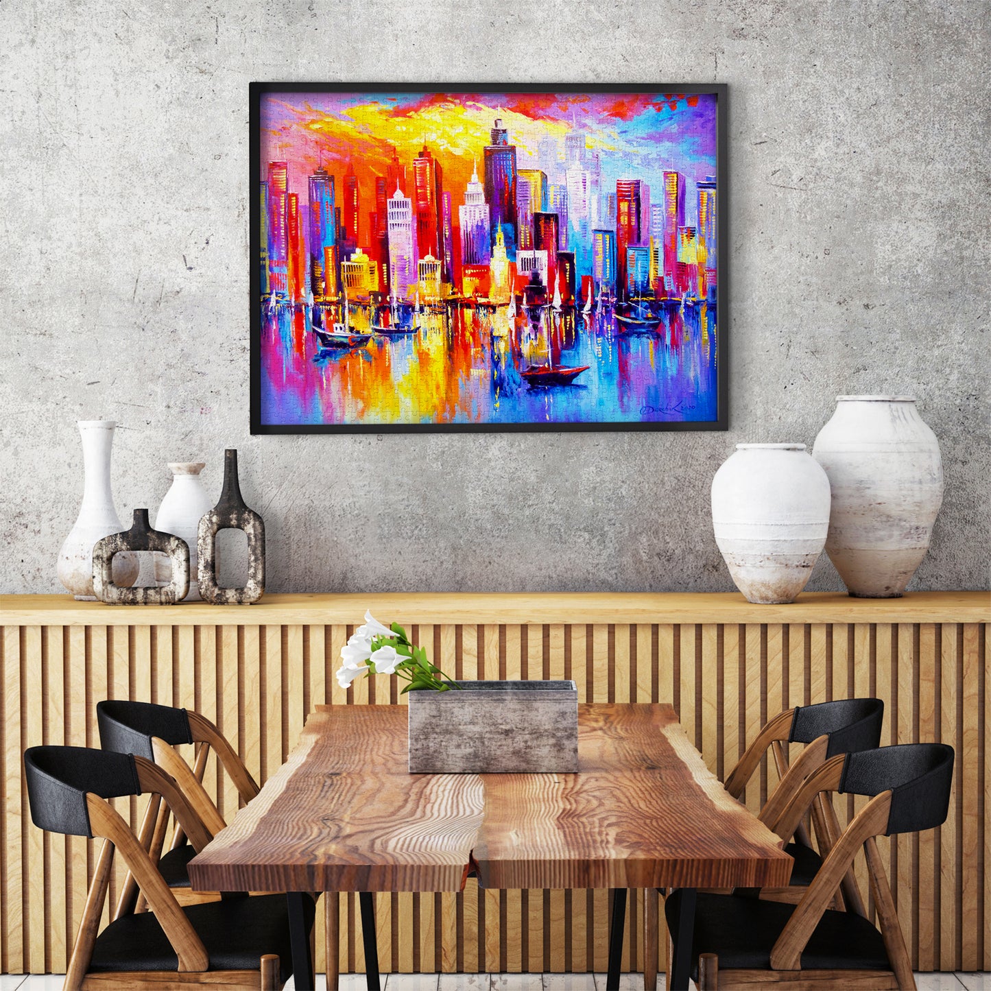 1000 Pieces Jigsaw Puzzle - Evening New York (1705)