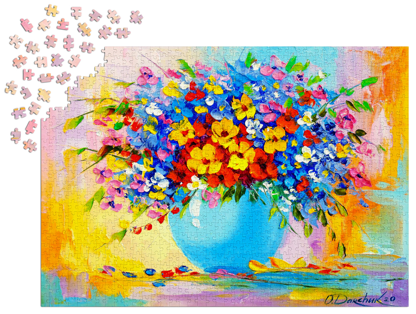 1000 Pieces Jigsaw Puzzle - A Bouquet of Flowers (1756)