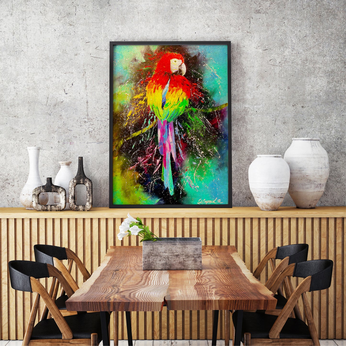 1000 Pieces Jigsaw Puzzle - Colorful Parrot (1787)