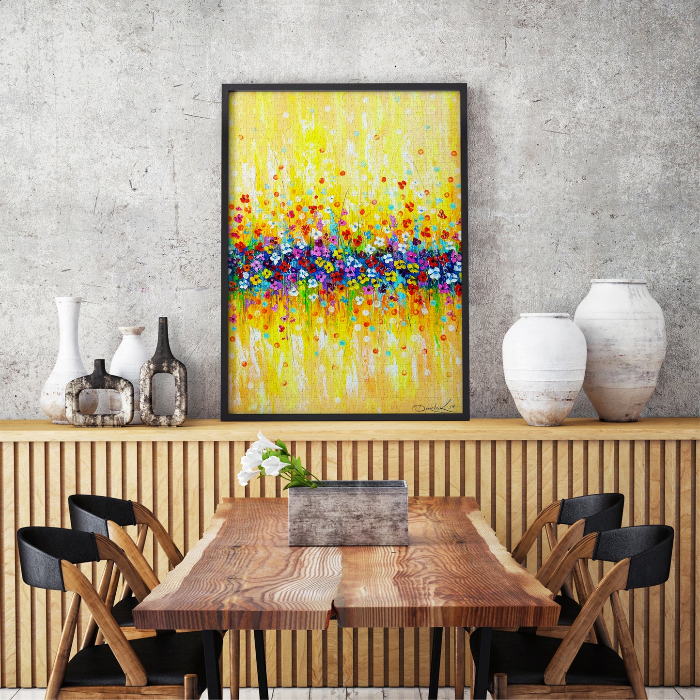 1000 Pieces Jigsaw Puzzle - Delicate Abstraction in Colors (1793)