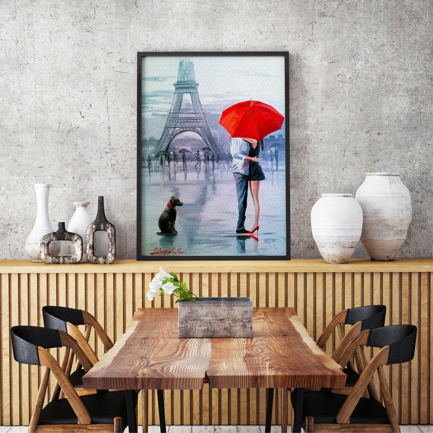 1000 Pieces Jigsaw Puzzle - Paris for Two (1817)