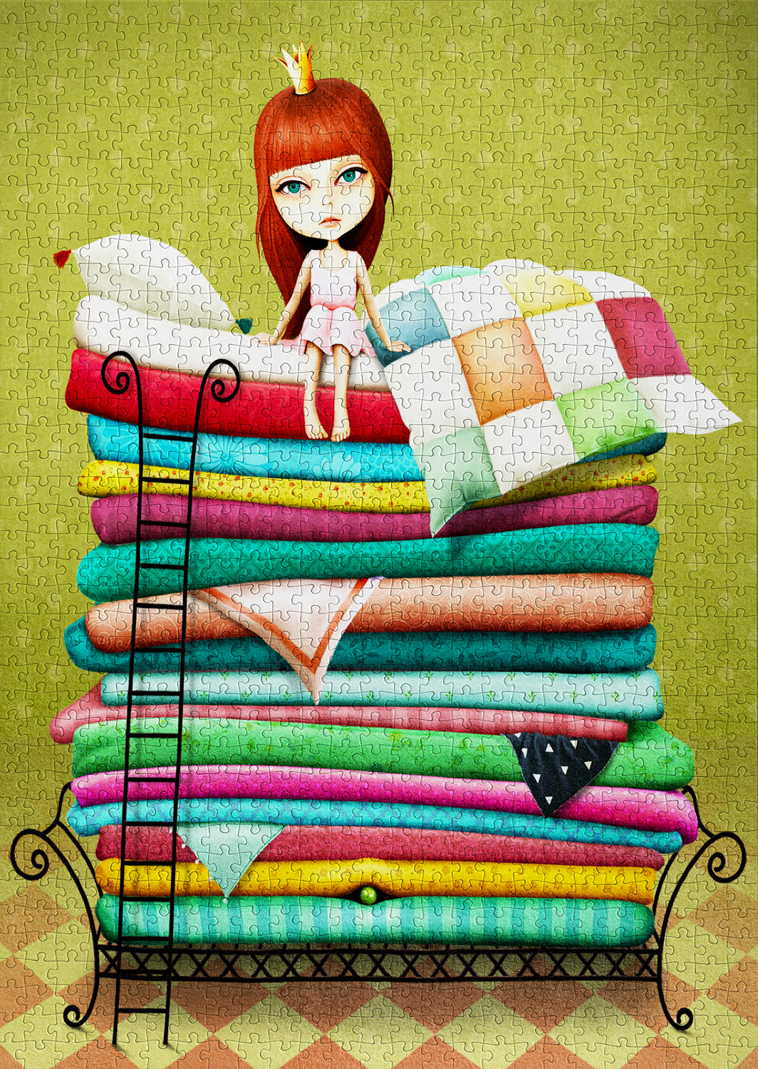 1000 Pieces Jigsaw Puzzle - Princess on the Pea (1946)