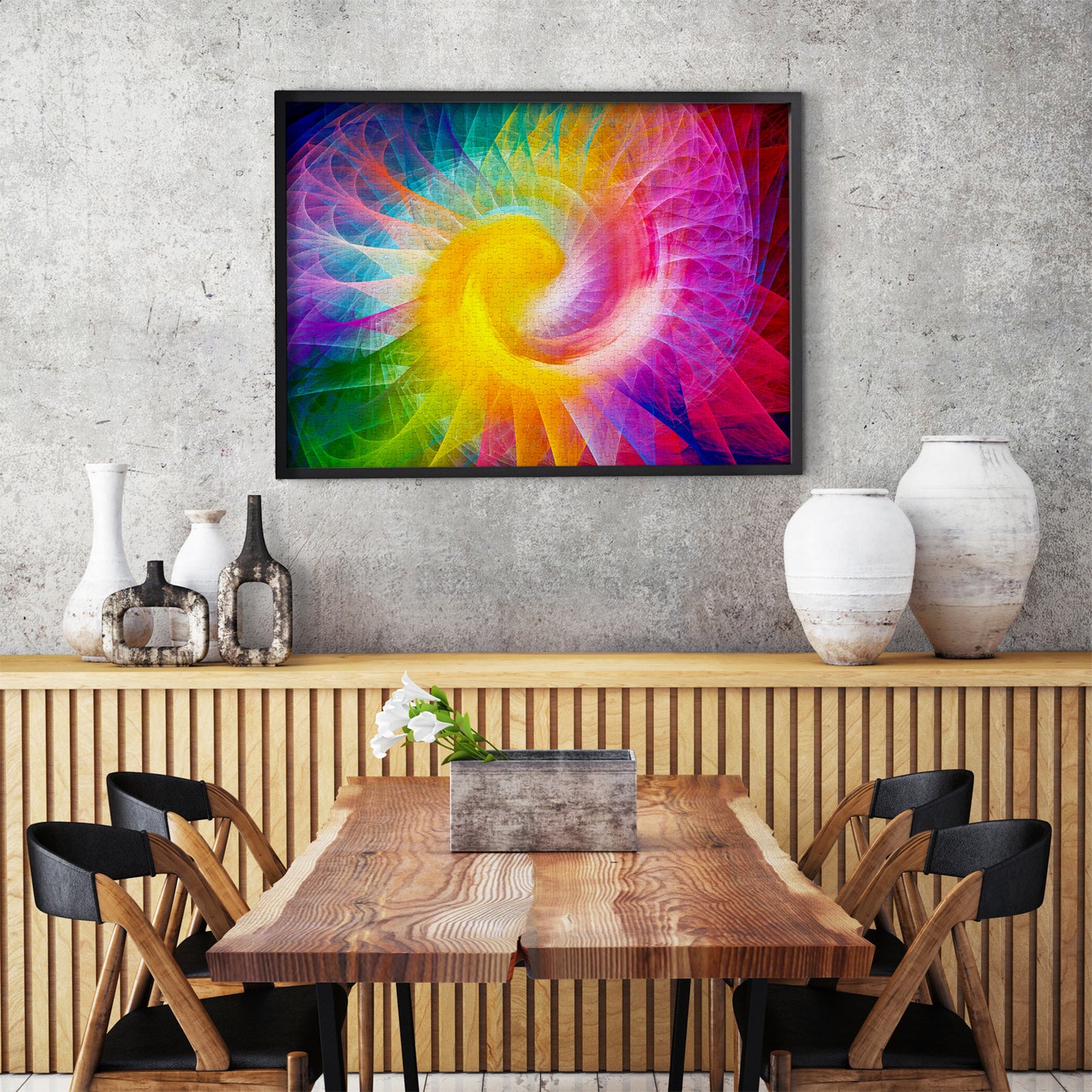 1000 Pieces Jigsaw Puzzle - Rainbow Halo (1973)