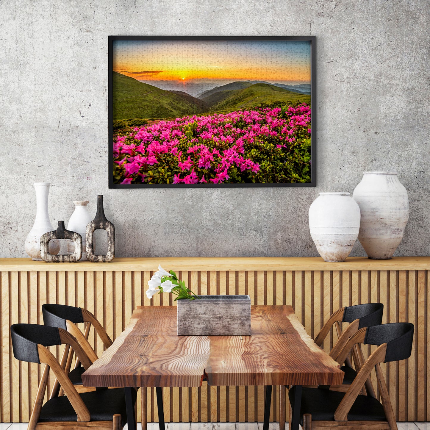 1000 Pieces Jigsaw Puzzle - Pink Dusk (2063)