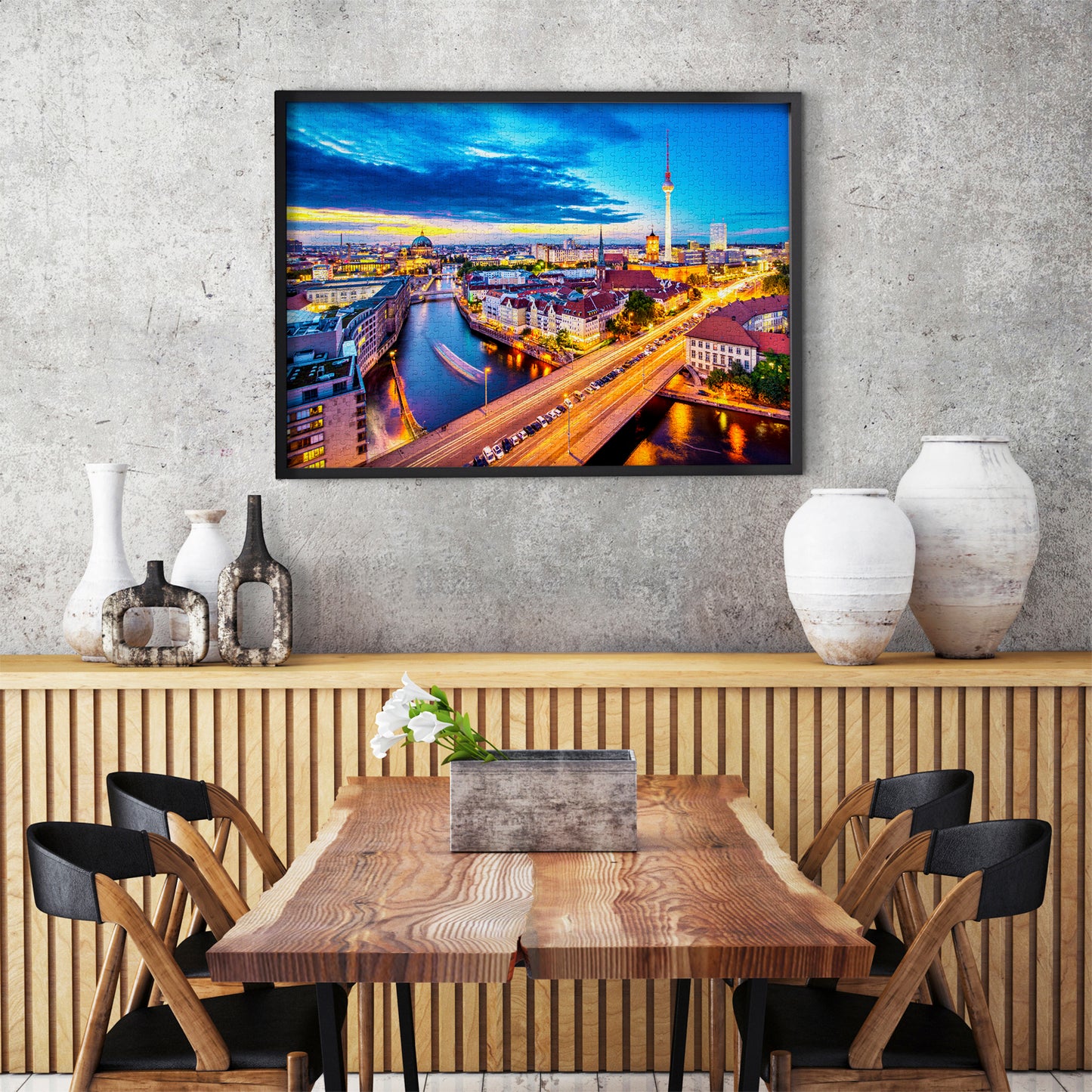 1000 Pieces Jigsaw Puzzle - Berlin Cityscape by Night (2068)