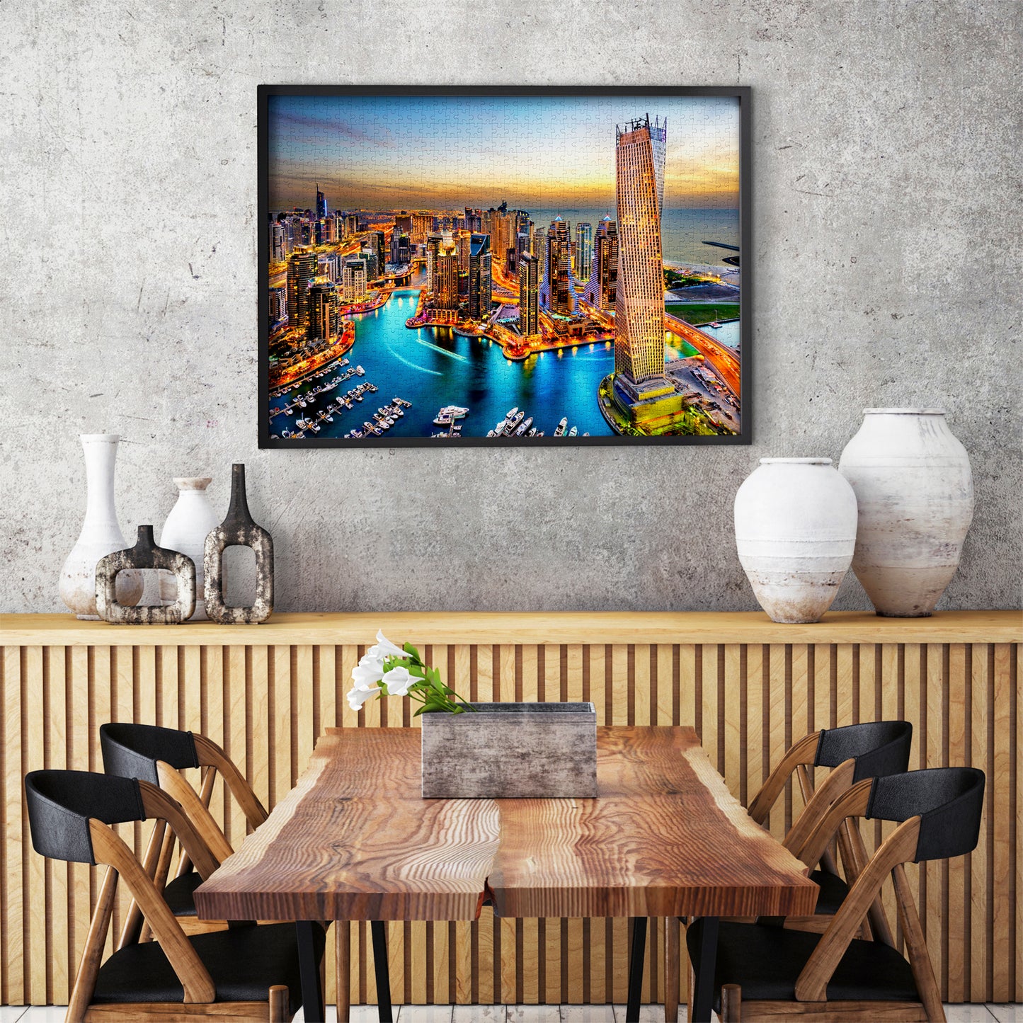 1000 Pieces Jigsaw Puzzle - Dubai Marina at Night (2072)