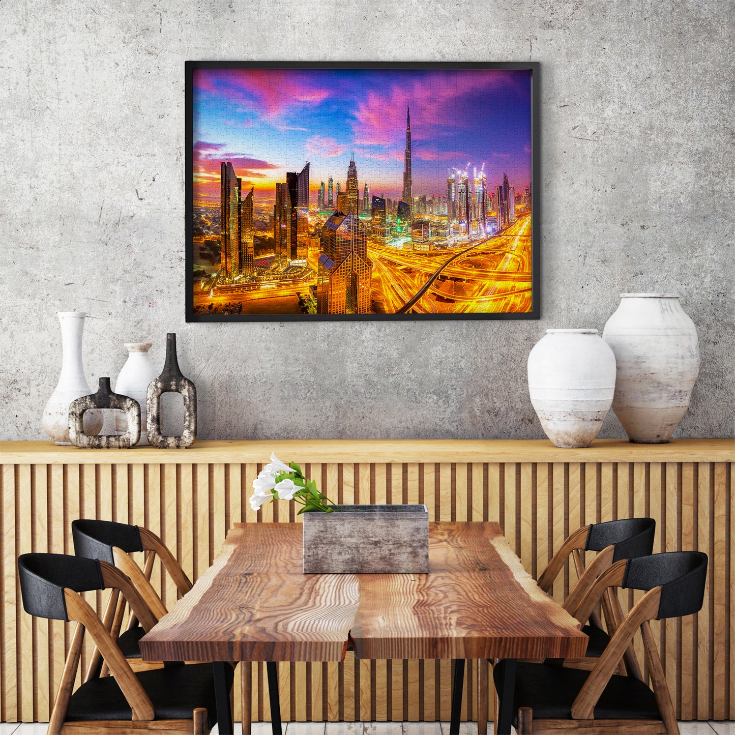 1000 Pieces Jigsaw Puzzle - Morning Over Dubai Downtown (2077)