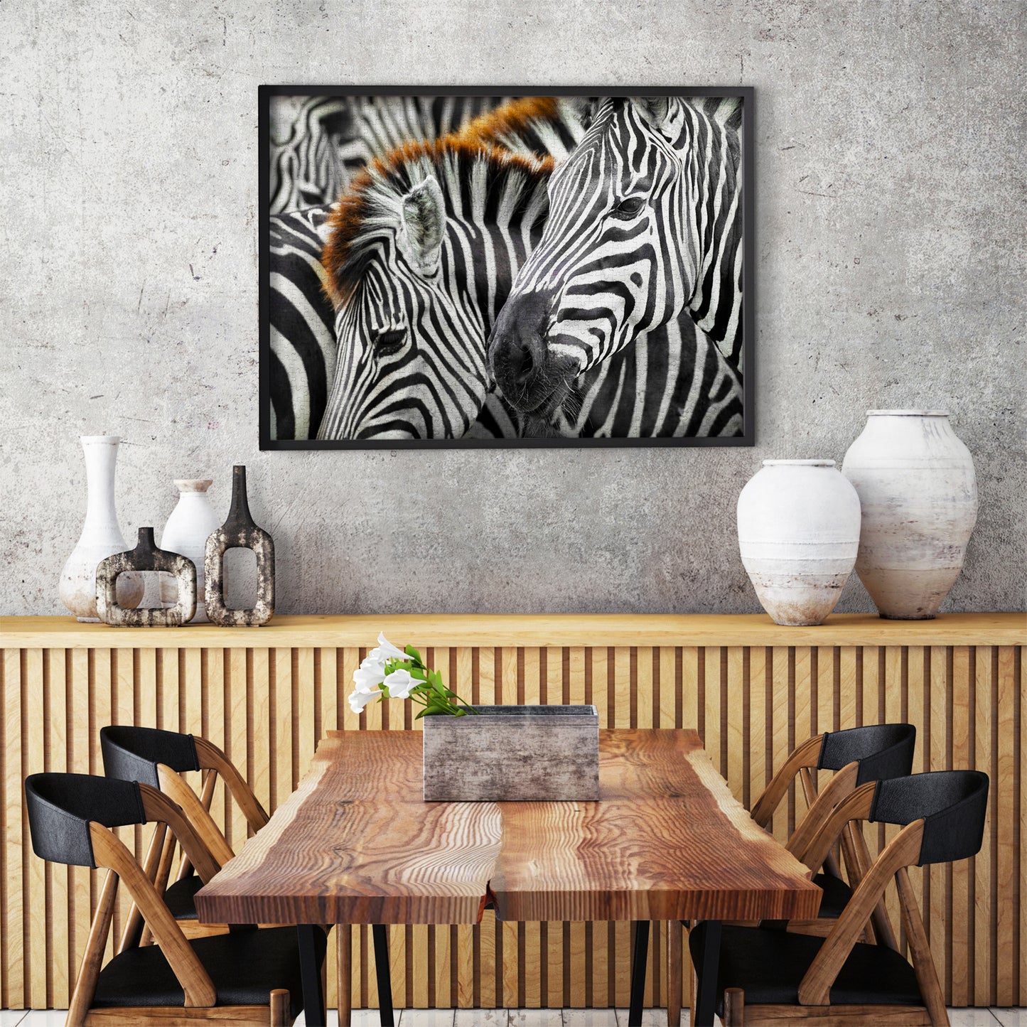 1000 Pieces Jigsaw Puzzle - Zebras (2103)