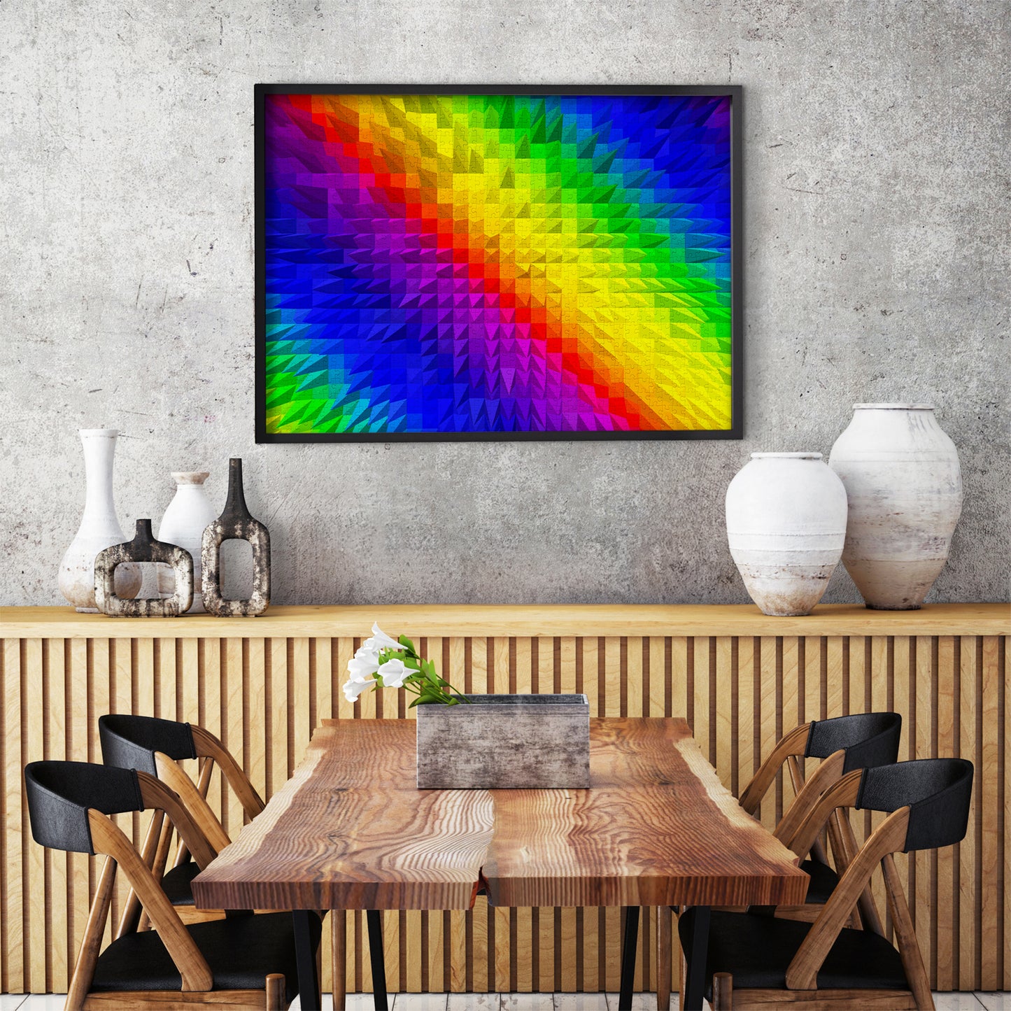 1000 Pieces Jigsaw Puzzle - Thorny Gradient (2110)