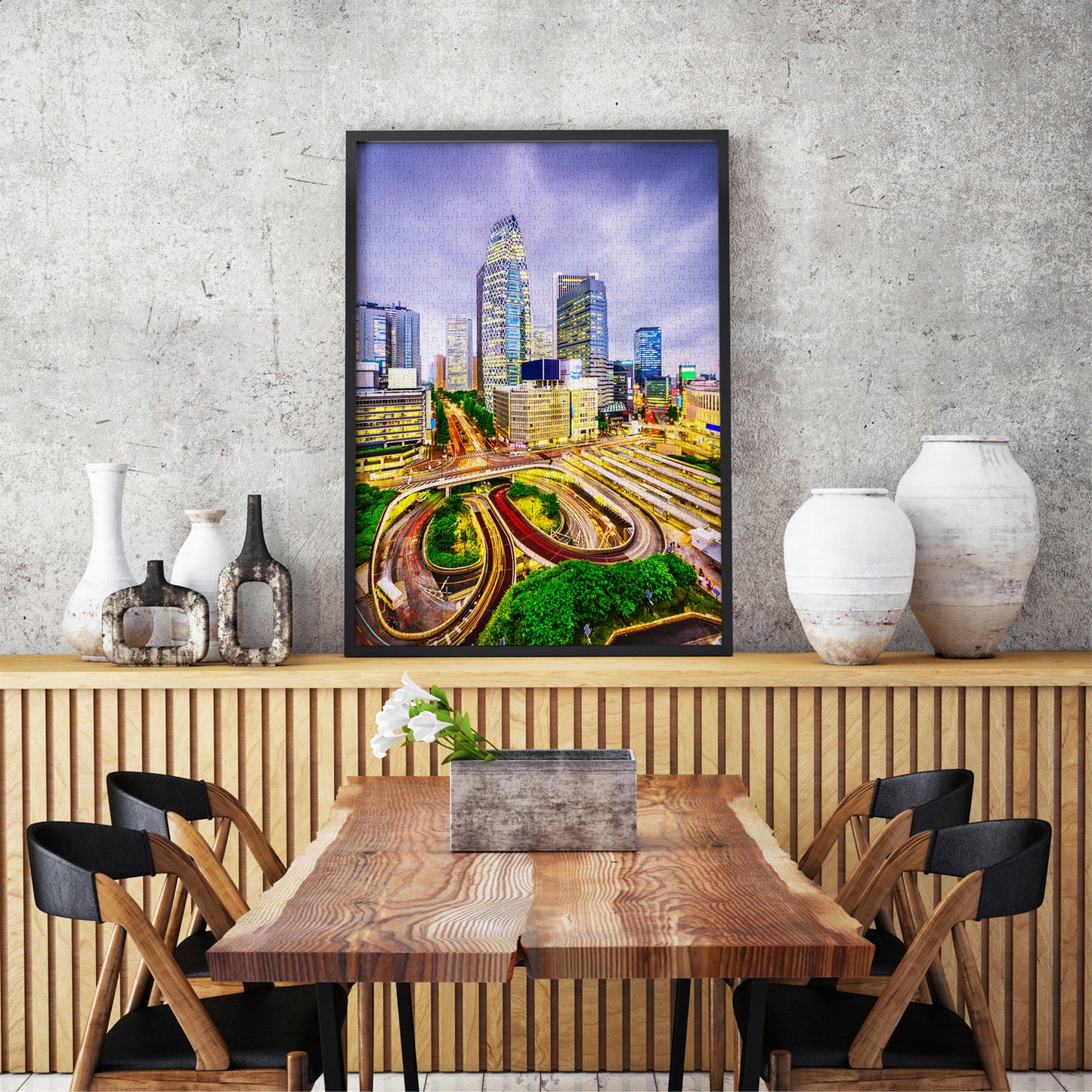 1000 Pieces Jigsaw Puzzle - Nishi-Shinjuku District, Tokyo (2116)