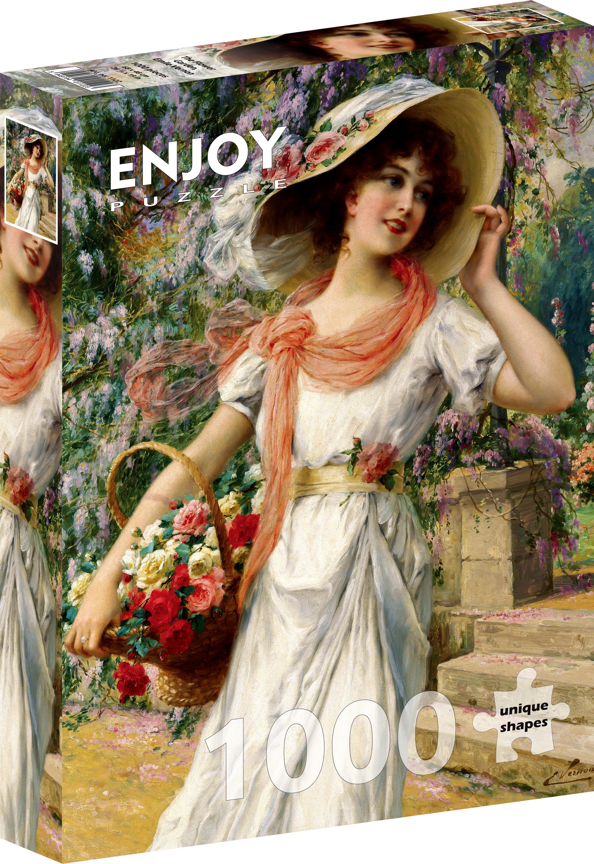 1000 Pieces Jigsaw Puzzle - Emile Vernon: The Flower Garden