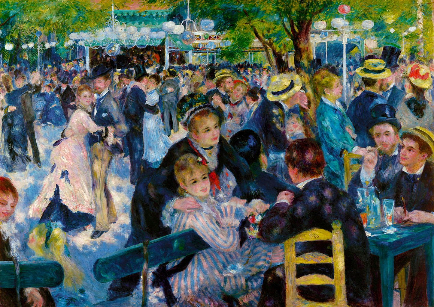 1000 Pieces Jigsaw Puzzle - Auguste Renoir: Dance at Le Moulin de la Galette (1206)