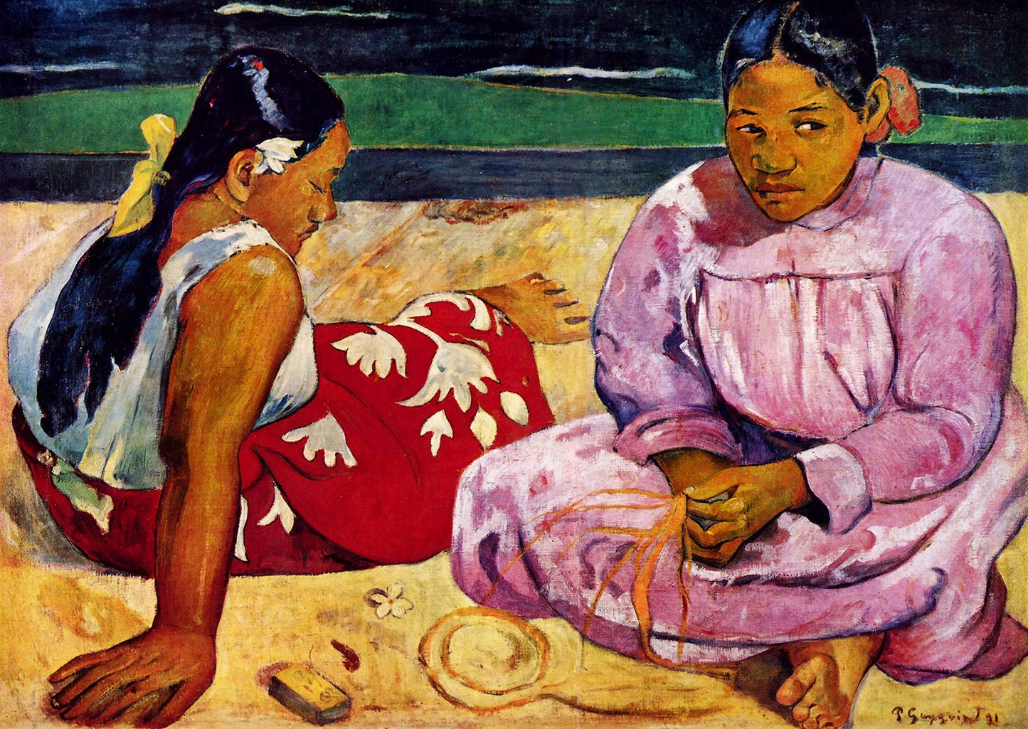 1000 Pieces Jigsaw Puzzle - Paul Gauguin: Tahitian Women on the Beach (1209)