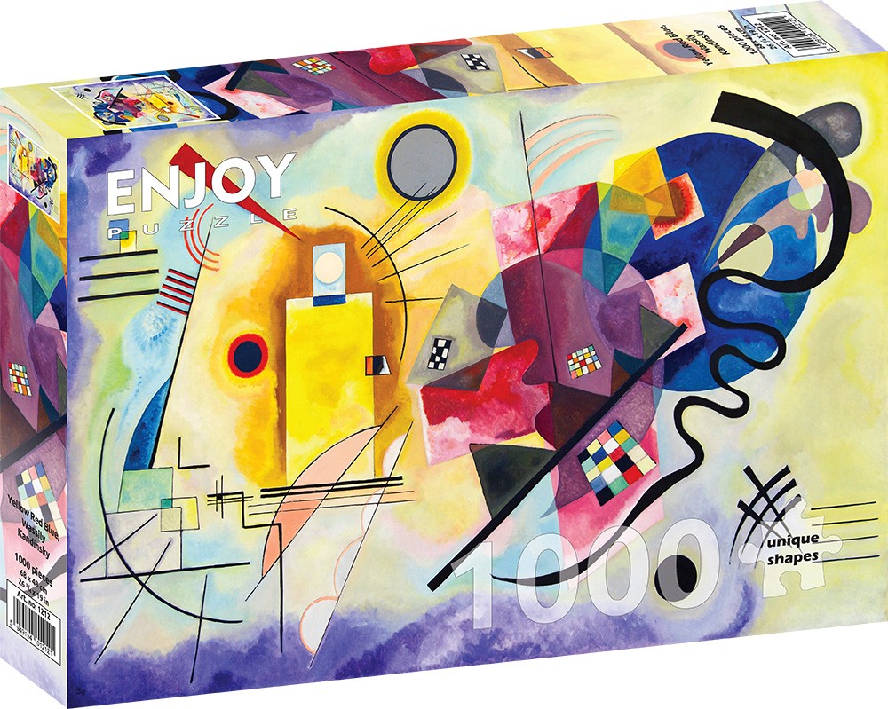 1000 Pieces Jigsaw Puzzle - Vassily Kandinsky: Yellow Red Blue