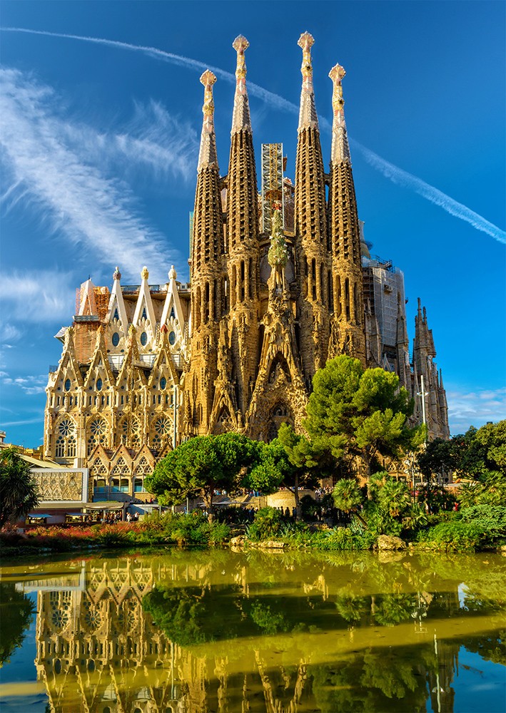 1000 Pieces Jigsaw Puzzle - Sagrada Familia Basilica (1299)
