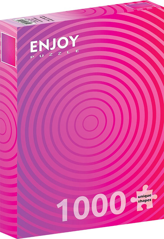 1000 Pieces Jigsaw Puzzle - Circle Gradient Number One