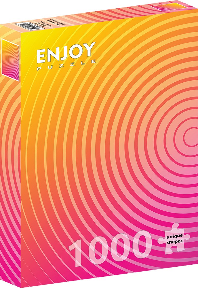 1000 Pieces Jigsaw Puzzle - Circle Gradient Number Two