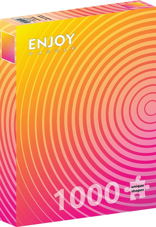 1000 Pieces Jigsaw Puzzle - Circle Gradient Number Two