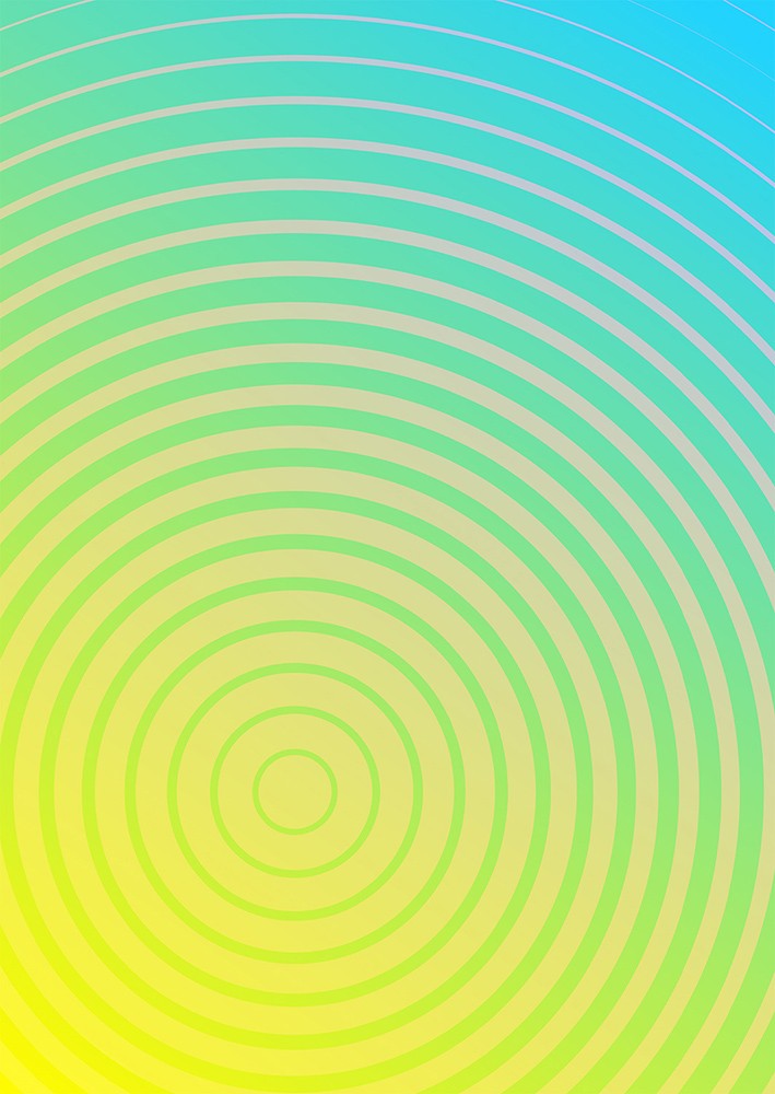 1000 Pieces Jigsaw Puzzle - Circle Gradient Number Four (1311)