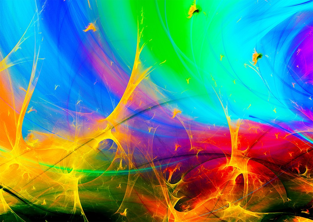 1000 Pieces Jigsaw Puzzle - Gradient Fractals (1314)