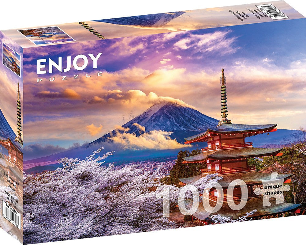 1000 Pieces Jigsaw Puzzle - Fuji Mountain in Spring