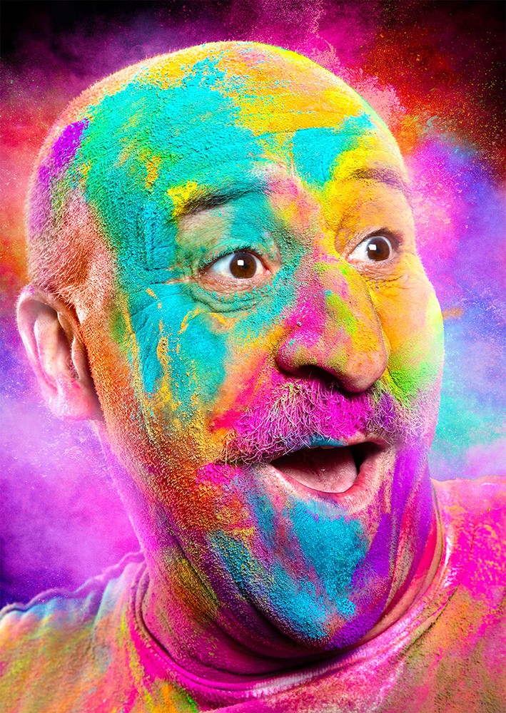 1000 Pieces Jigsaw Puzzle - Bald Man Laughing (1377)