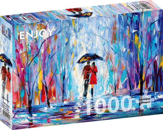 1000 Pieces Jigsaw Puzzle - Rainy Love