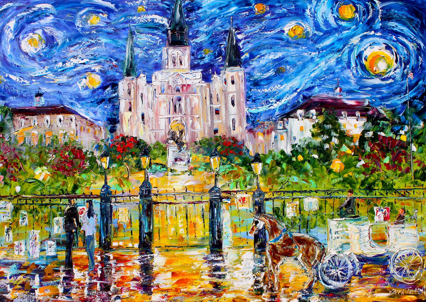 1000 Pieces Jigsaw Puzzle - Jackson Square (1455)