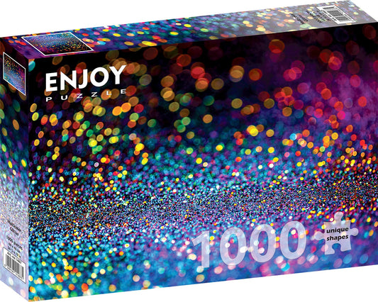 1000 Pieces Jigsaw Puzzle - Multicolor Glitter