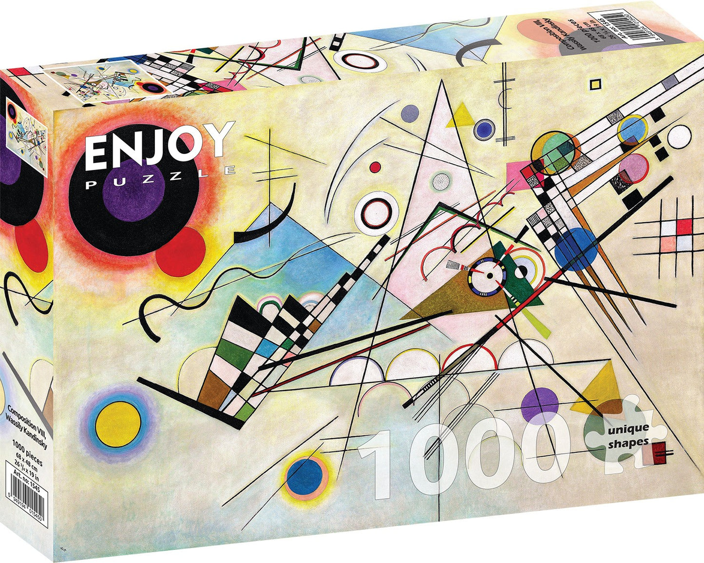 1000 Pieces Jigsaw Puzzle - Vassily Kandinsky: Composition VIII