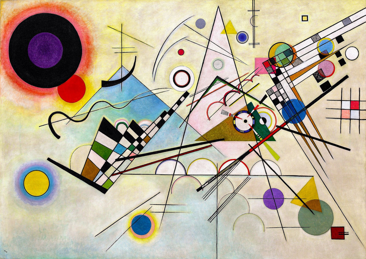 1000 Pieces Jigsaw Puzzle - Vassily Kandinsky: Composition VIII (1545)