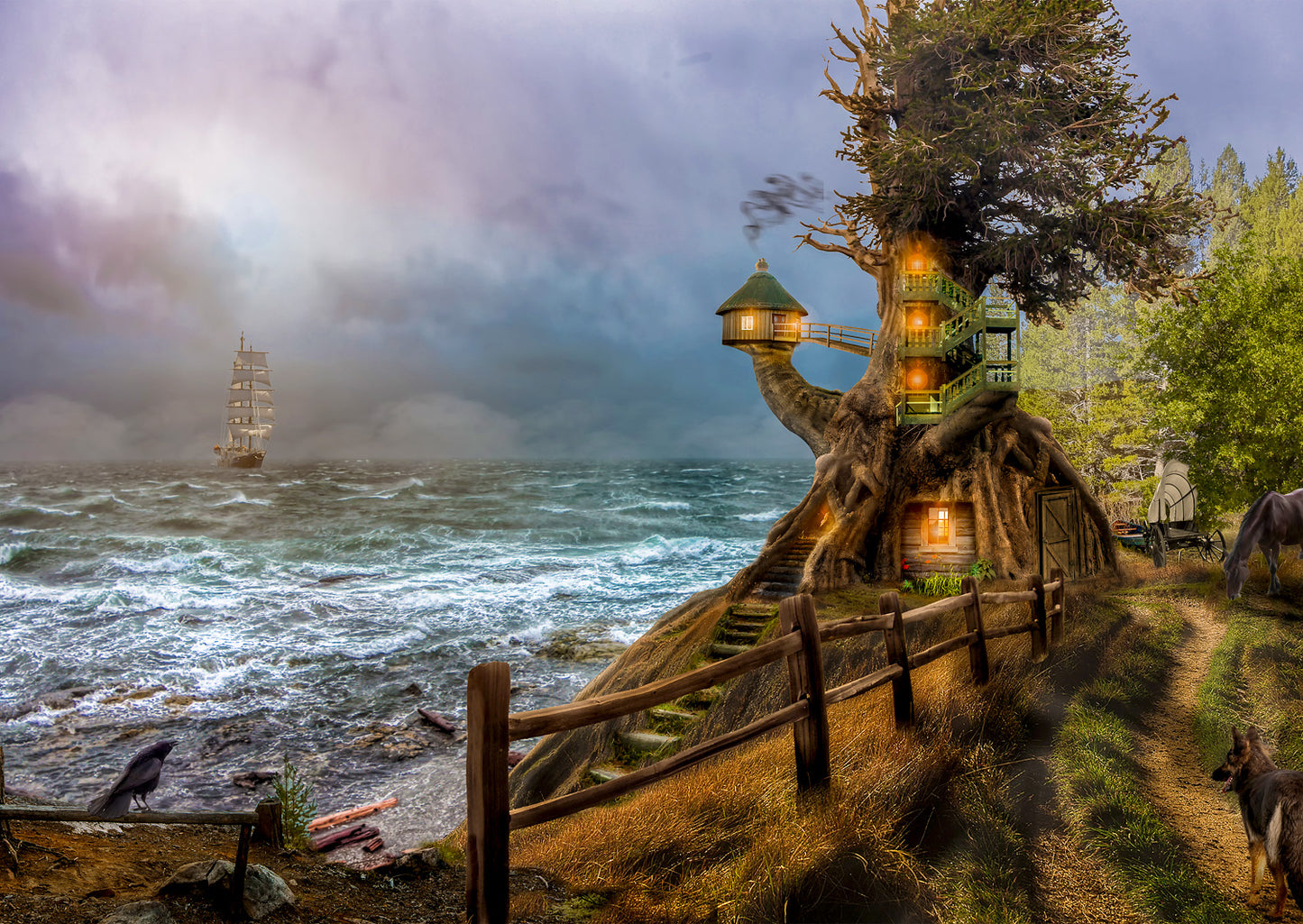 1000 Pieces Jigsaw Puzzle - The Magic Lighthouse (1611)