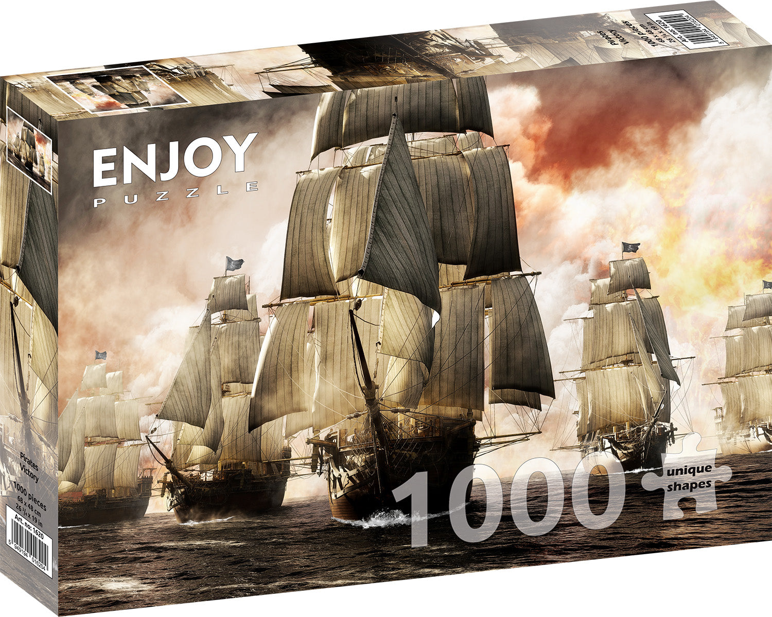 1000 Pieces Jigsaw Puzzle - Pirates Victory (1620) – ENJOY Puzzle