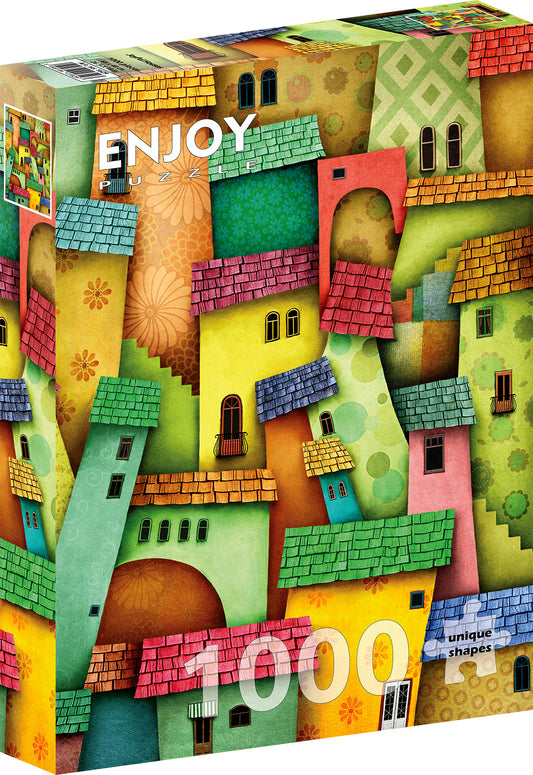 1000 Pieces Jigsaw Puzzle - Joyful Houses