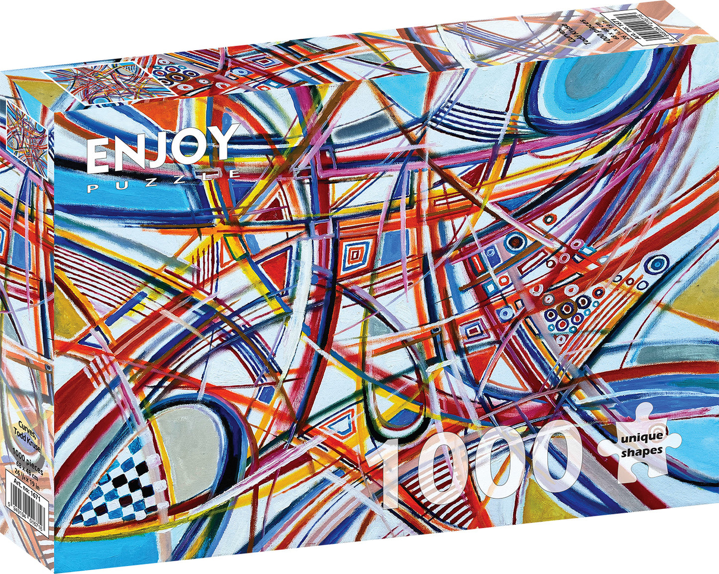 1000 Pieces Jigsaw Puzzle - Curves
