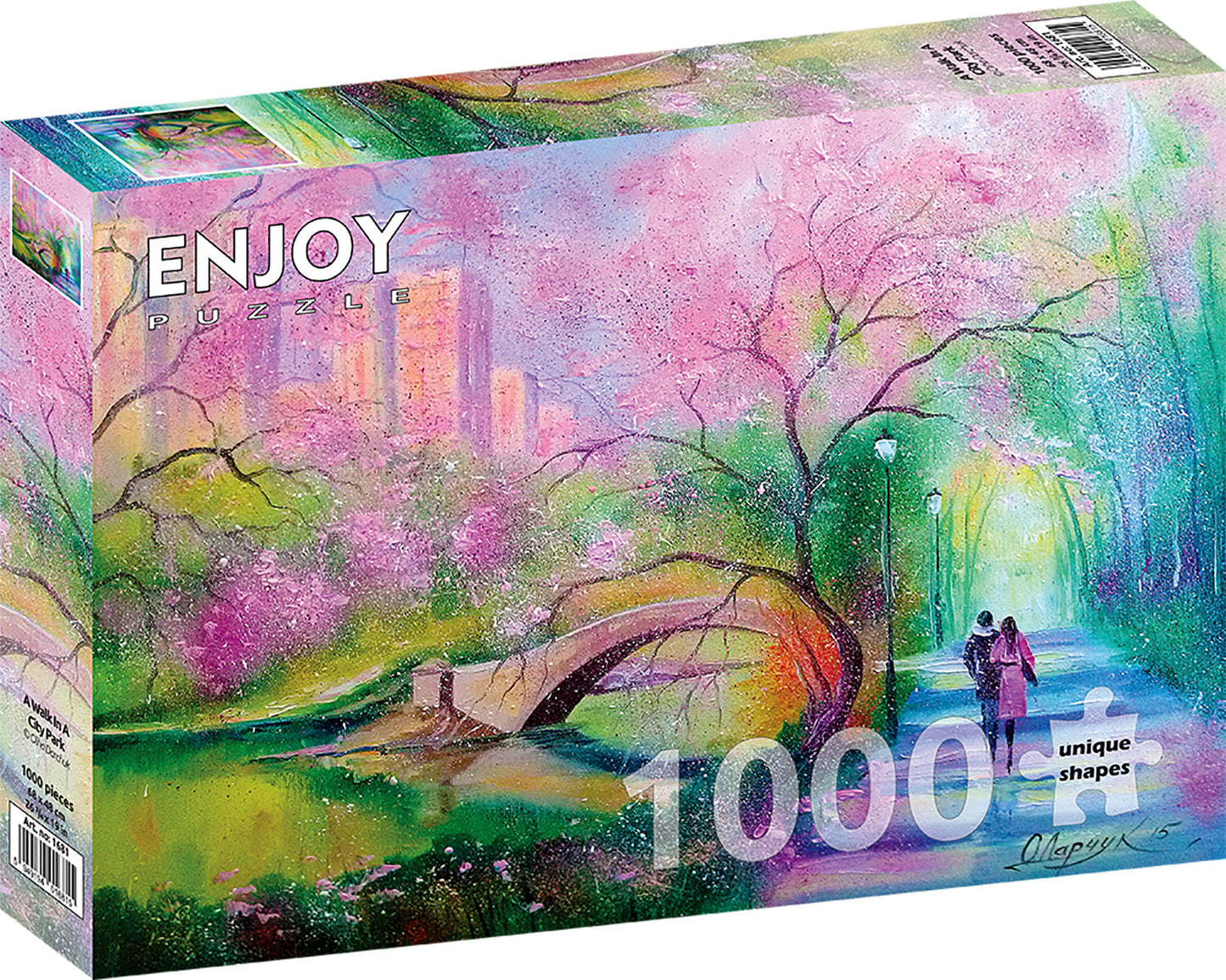 1000 Pieces Jigsaw Puzzle - A Walk In A City Park