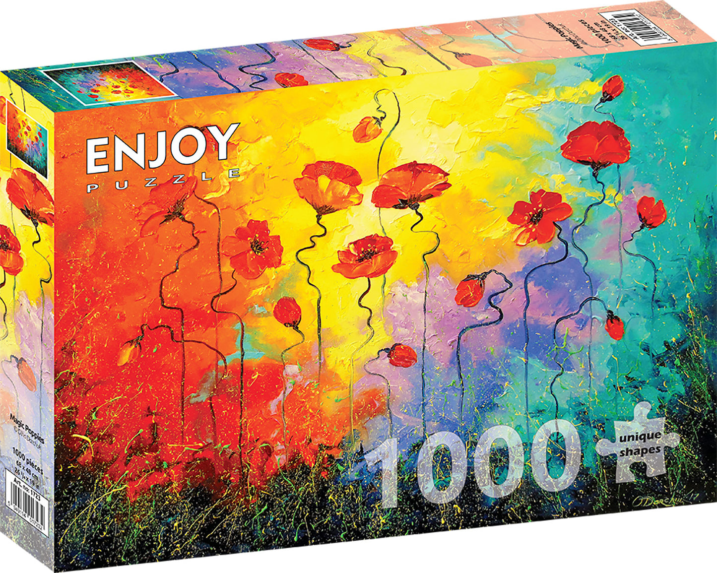 1000 Pieces Jigsaw Puzzle - Magic Poppies