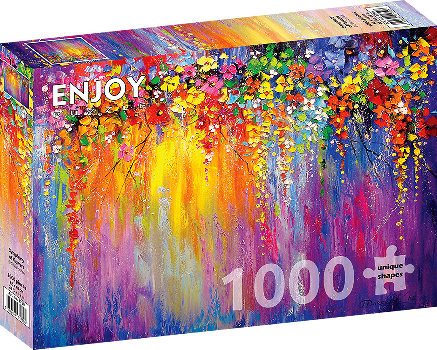 1000 Pieces Jigsaw Puzzle - Symphony of Flowers