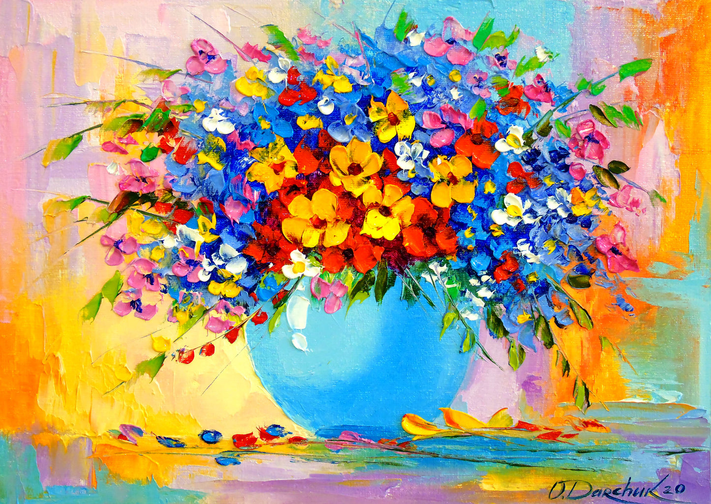 1000 Pieces Jigsaw Puzzle - A Bouquet of Flowers (1756)