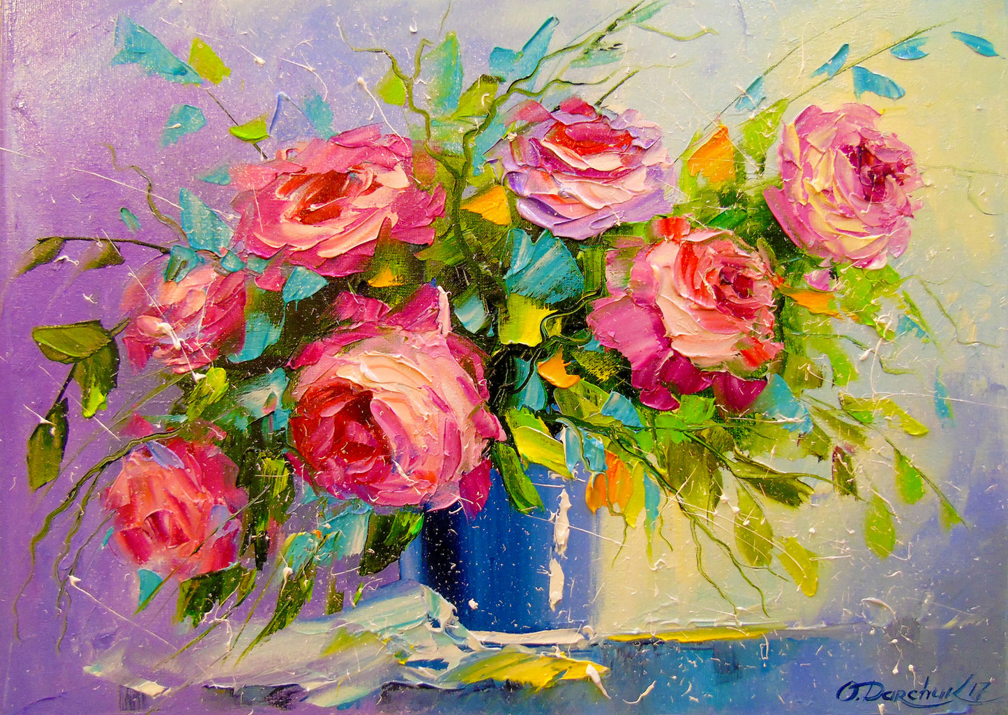 1000 Pieces Jigsaw Puzzle - A Bouquet of Roses (1765)