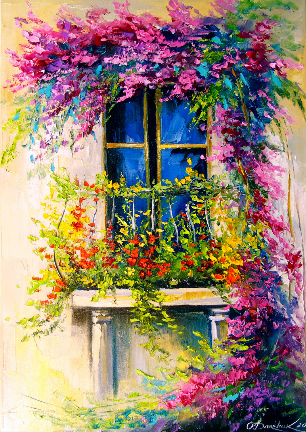 1000 Pieces Jigsaw Puzzle - Blooming Balcony (1772)