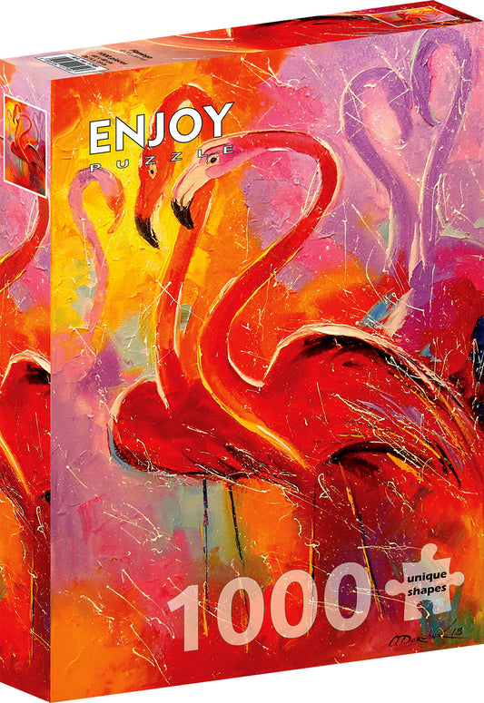 1000 Pieces Jigsaw Puzzle - Flamingo