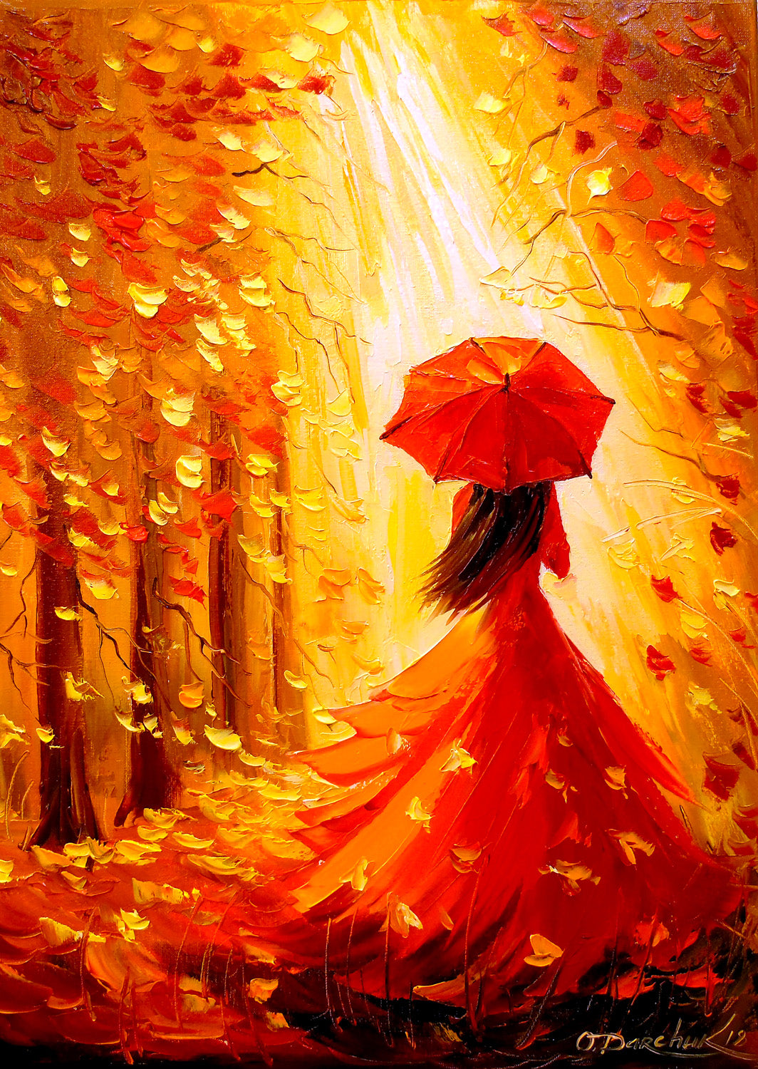 1000 Pieces Jigsaw Puzzle - Lady Autumn (1802)